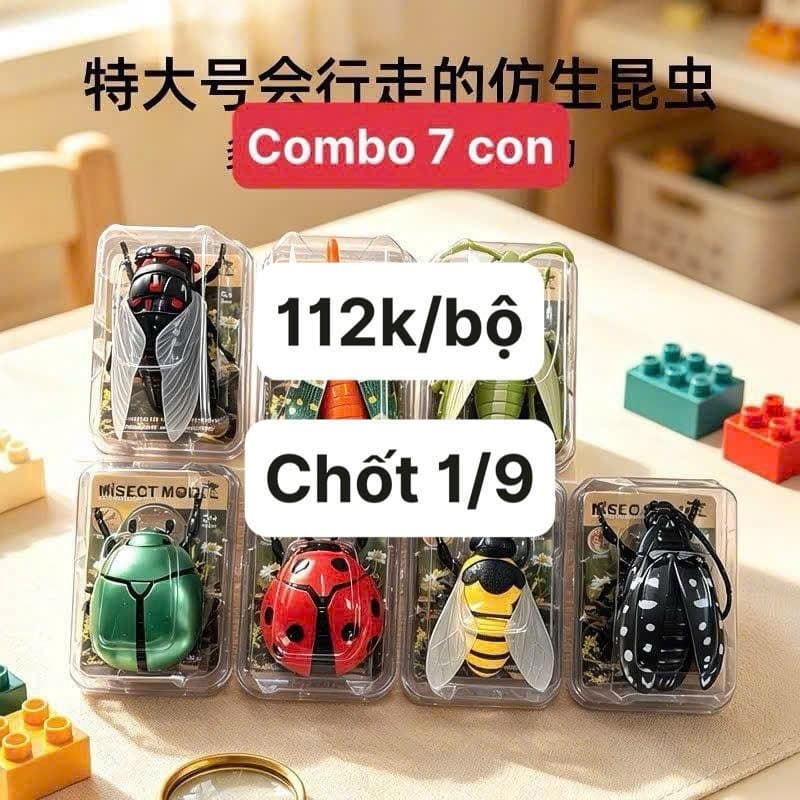 01/09 Bộ đồ chơi 7 con côn trùng #N01913
