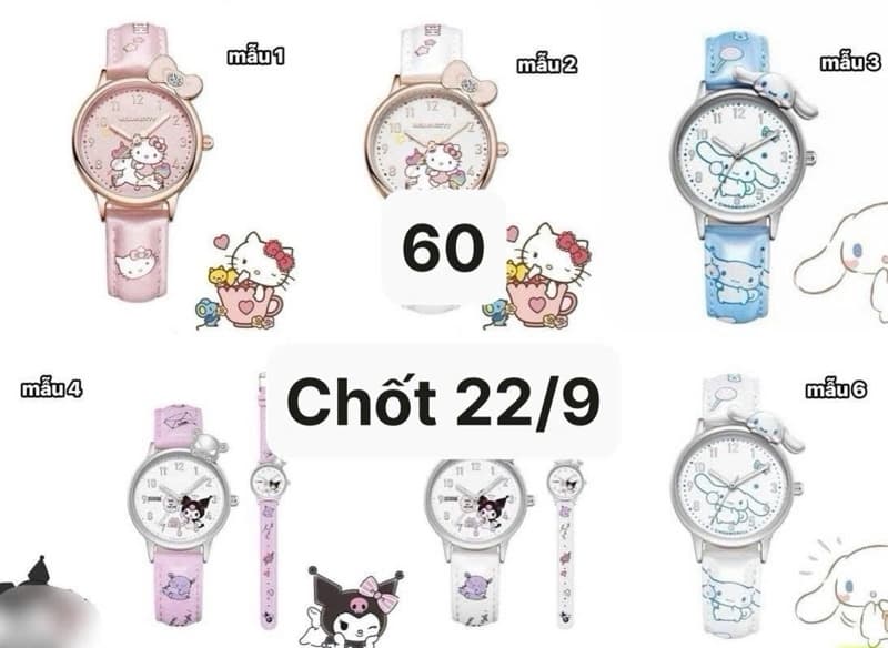 22/09 Đồng hồ Sanrito cho bé #M220952 - M1