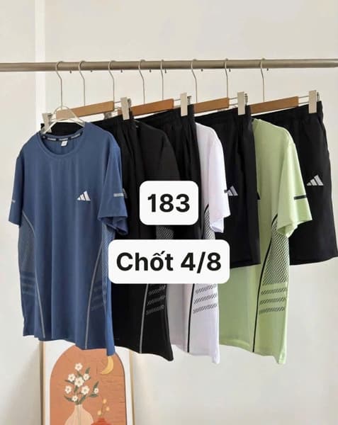 04/08 Bộ thể thao ADIDAS #M030839 - Xanh biển - XL