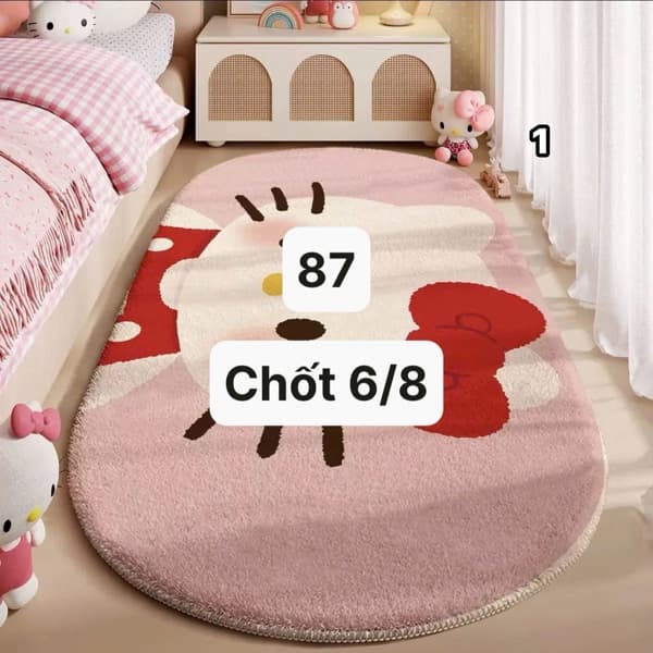 06/08 Thảm hoạ tiết Hello Kitty #N06828 - M13