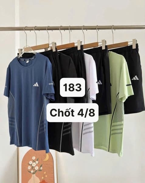 04/08 Bộ thể thao ADIDAS #M030839 - Xanh lá - 2XL