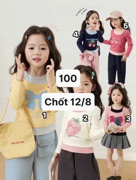 12/08 Áo giả 2 lớp NINGLI cho bé gái #N12806 - m4 - 140