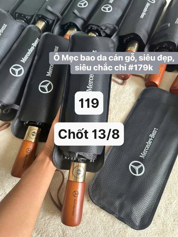13/08 Ô đen hãng Mercedes #L13804