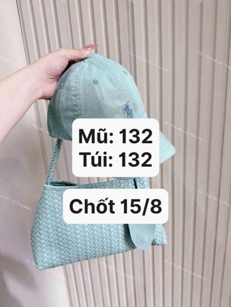 15/08 Túi xách kẹp nách ht đan #888 - Kem