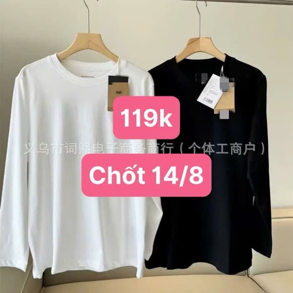 14/08 Áo thun dài tay The Northface #N14804 - Trắng - 3XL