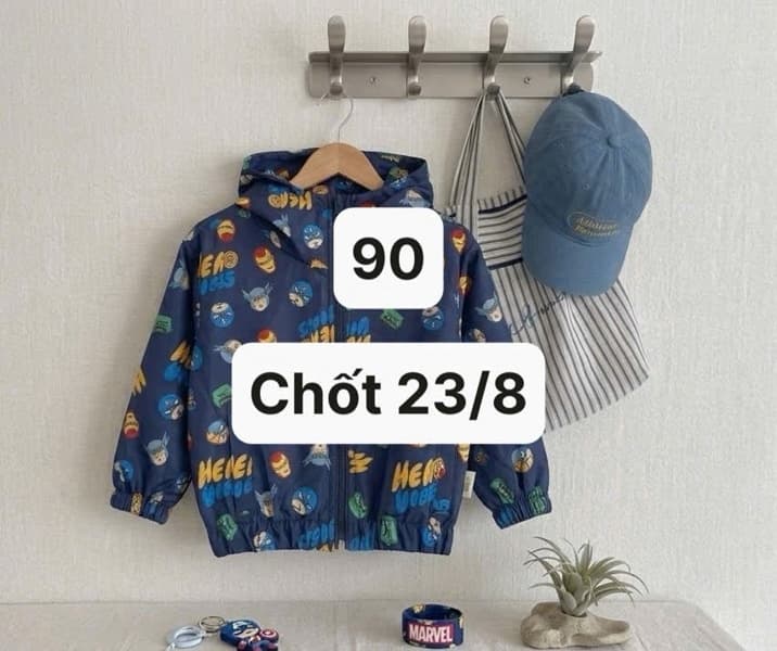 23/08 Áo gió siêu nhân lót lưới siêu thoáng #U0336 - 130