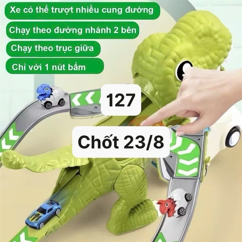 23/08 Bộ khủng long đường ray #L23802