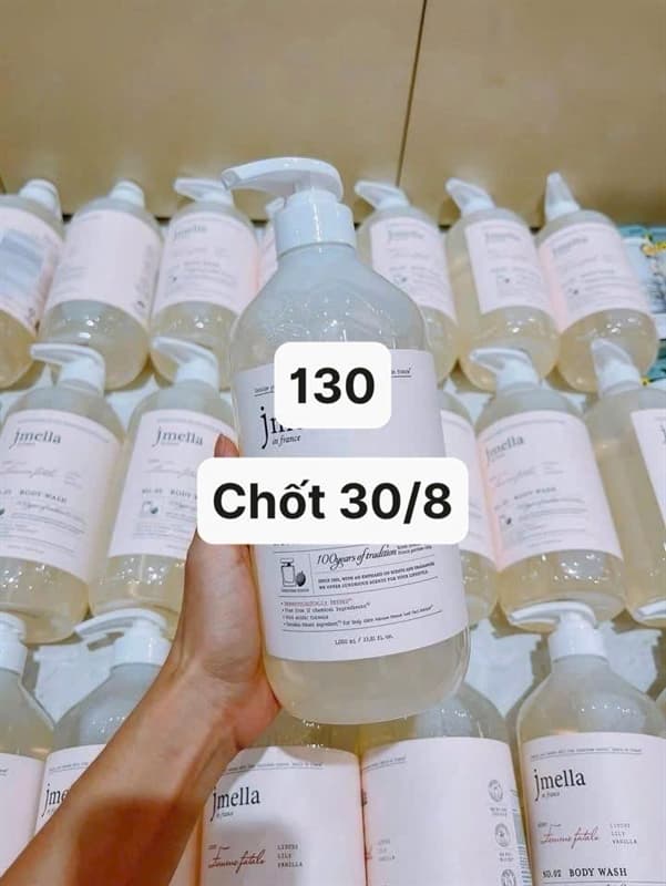 30/08 Chai sữa tắm Jmella 1L #L30805