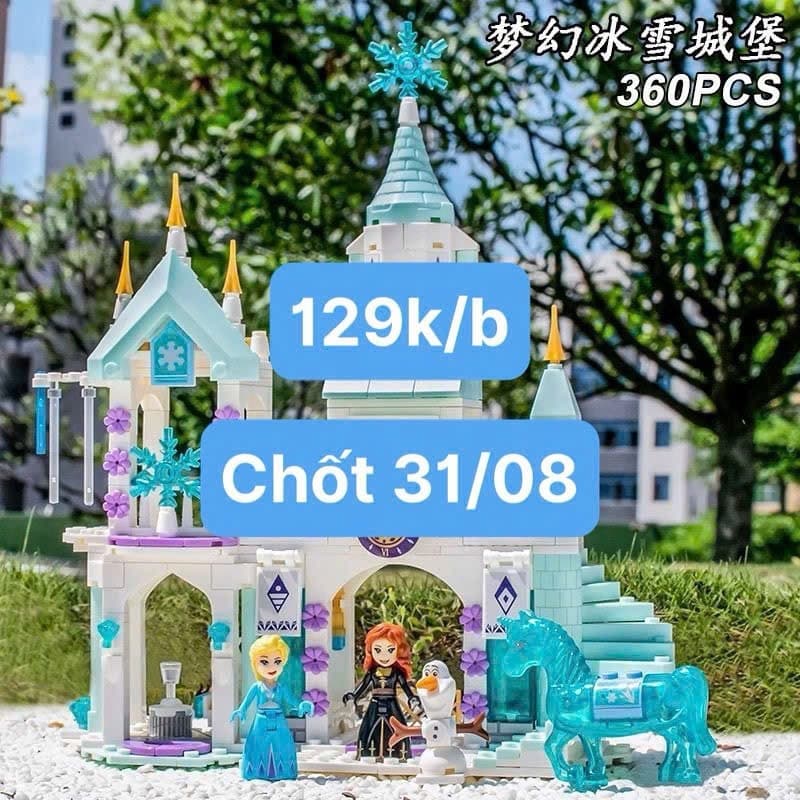 31/08 Bộ lego xếp hình lâu đài công chúa #N31837