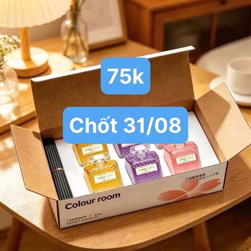 31/08 Set 6 lọ thơm phòng #N31847