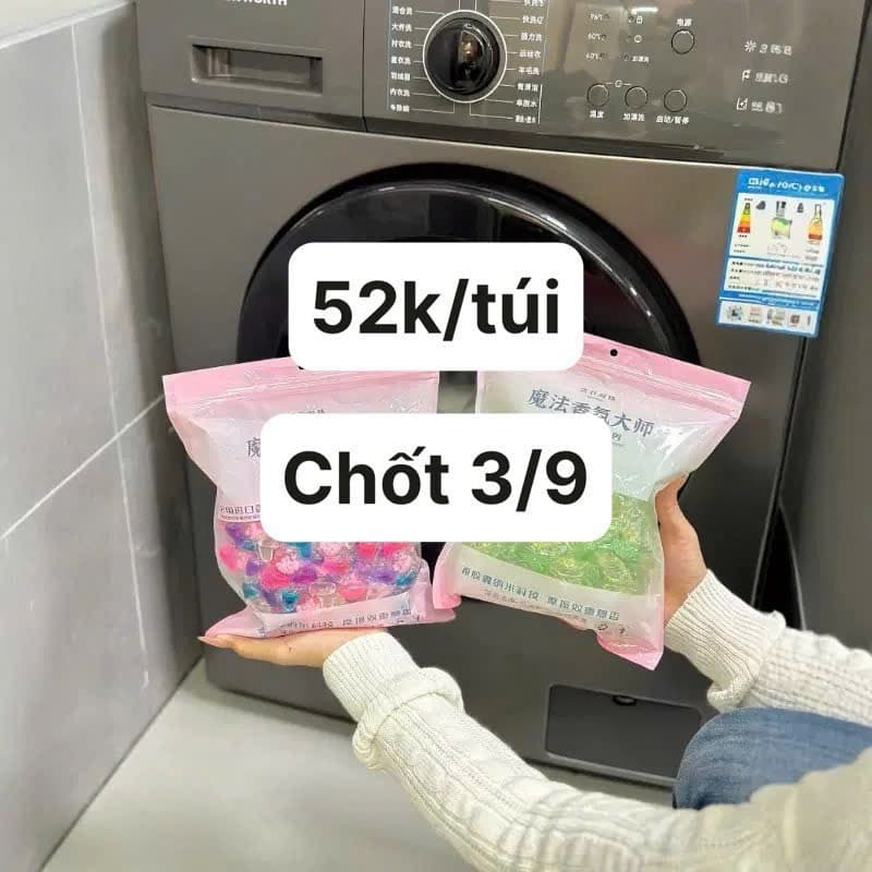 03/09 Set túi 50 viên giặt hoa trà #N03904