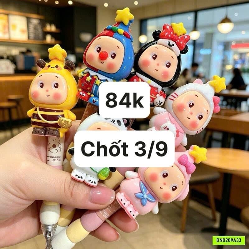 03/09 Set 6c bút hình dễ thương cho bé #N03940