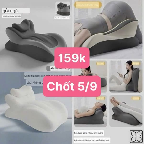 05/09 Ghế tựa lưng đa năng #N05908 - Xám