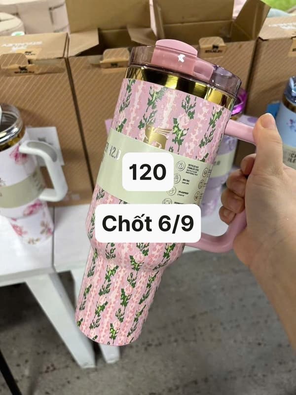 06/09 Ly giữ nhiệt Stanley hoạ tiết (màu random) #L6903