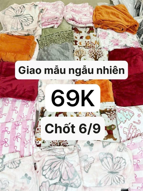 06/09 Chăn tuyết nhung At Home #L6901