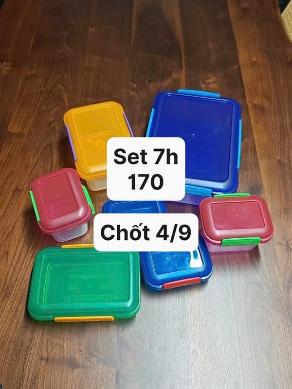 04/09 Set 7h nhựa nắp màu Lotoza #L4905