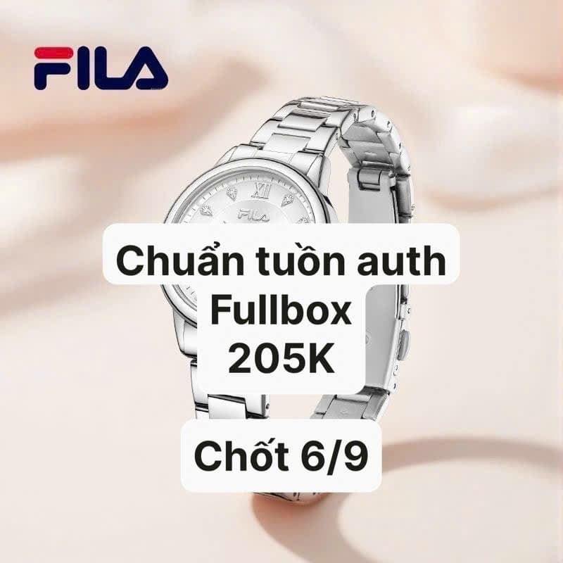 06/09 Đồng hồ kim loại FILA #T6902