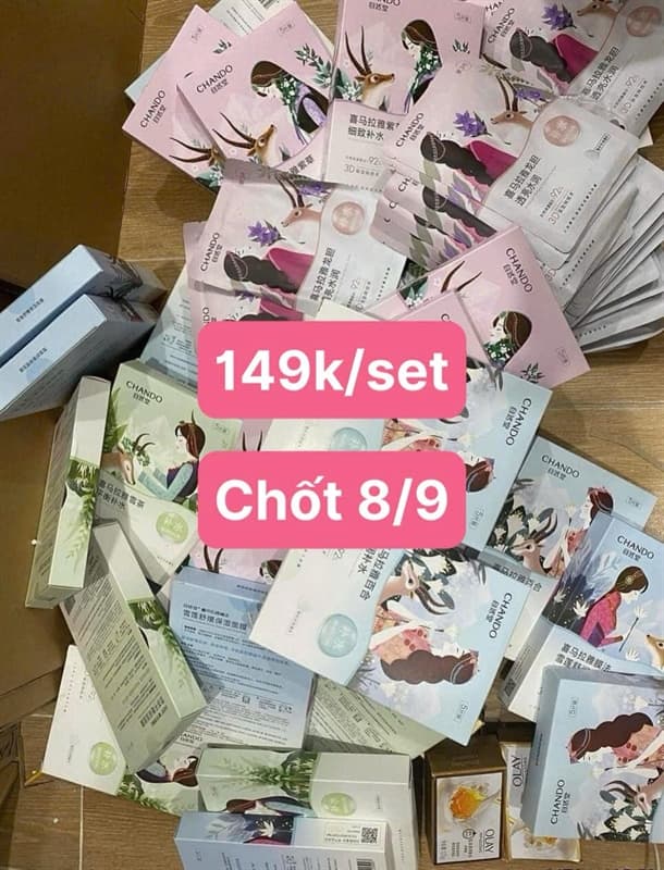 08/09 Set 20 miếng mask Chando Himalaya #N08946