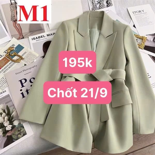 21/09 Áo blazer cho nữ #M240913 - M3 - XL